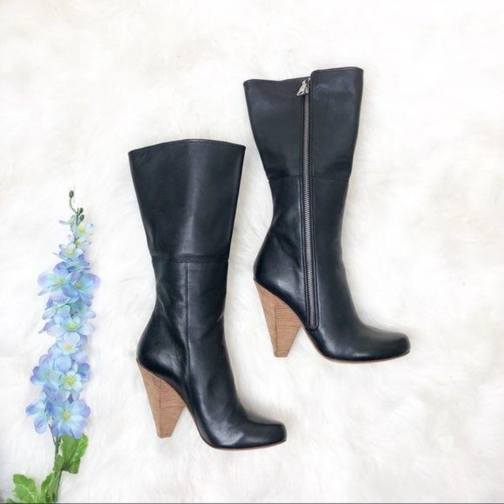 Sigerson Morrison Designer Boots Tall Western 5